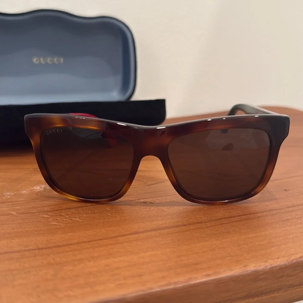 Gucci Brown Aviator Sunglasses - Picture 4 of 4